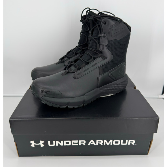 Under Armour 3027679 Men\'s UA Charged Valsetz 11 Side Zip Waterproof Duty Boots main image 4